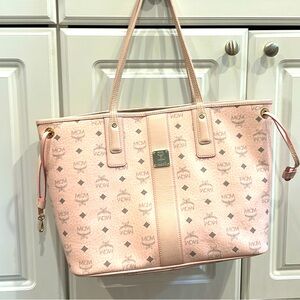 MCM Visetos Large Tote
